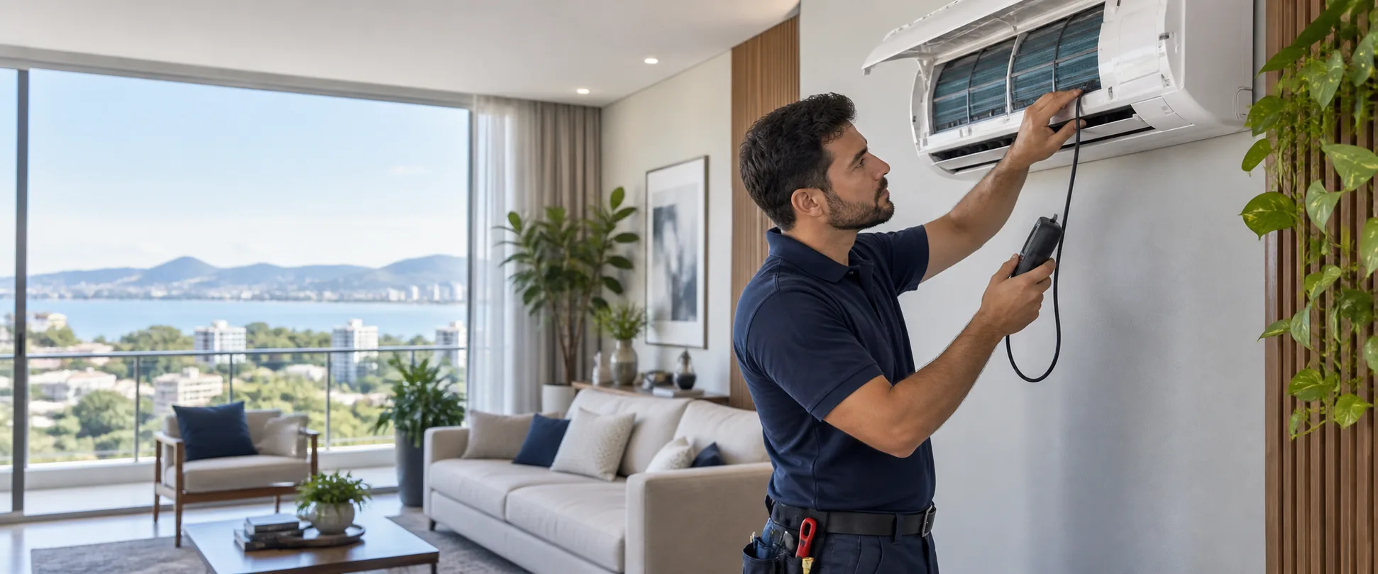 Avaliação de ar-condicionado