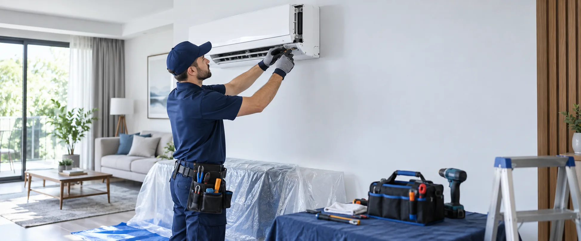 Instalação e manutenção de ar-condicionado